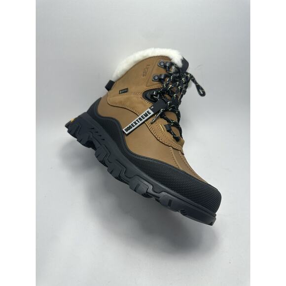 UGG ADIRONDACK MERIDIAN HIKER CHESTNUT LEATHER WOMEN'S BOOTS SIZE US 7 NEW - Picture 3 of 6